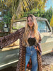 Rebel Yell Horse & Leopard Print Reversible Duster by Lil Bee's Bohemian