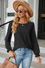 🌸 Round Neck Flounce Sleeve T-Shirt by FitiqueFit