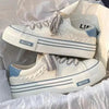 Women’s Platform Canvas Chunky Sneakers – Height Increasing Trainers by FitiqueFit