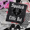 Spoiled little bat mineral wash tee by Madness & Mayhem LLC
