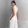 Women's Solid Color Sleeveless Top & Long Pants Two-Piece Set – 4 Colors XS–XXL by FitiqueFit