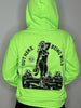 Out Here Being Wild Neon Green Hoodie by Luckless Outfitters