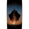 WELCOME X BATMAN BAT FLAMES ON BOLINE  9.5" SKATEBOARD DECK