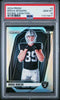 Graded 2024 Panini Prizm Rookie Variation Brock Bowers #9 Rookie RC Football Card PSA 10 Gem Mint by Hall of Fame Sports Memorabilia