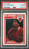 Graded 1989 Fleer Bill Cartwright #19 Basketball Card PSA 8 NM-MT