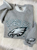 Faux Bling Football With Name | Sweatshirt by The Neeley Design Co Wholesale