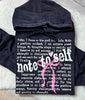 Note To Self || Pink Bow || White || Sweatshirt Or Hoodie by The Neeley Design Co Wholesale