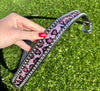Catty Cowgirl Crystal Tooled Leather Belt by Neon Spur