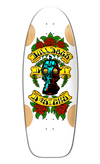 BullDog Designs "Car Paint" 11.875" White Formica Skateboard Deck