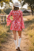 Daisy 8 Bell Sleeve Mesh Retro Dress by Neon Spur