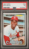 Graded 1967 Topps Bob Gibson #210 Baseball Card PSA 7 Near Mint by Hall of Fame Sports Memorabilia