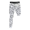 Emotions - Single-Leg Compression Tights - Right - White by Bigger Than Basketball