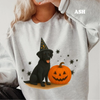 Halloween Witchy Dogs Shirt or Sweatshirt – Cute Unisex Fall Graphic Tee, Relaxed Fit - Part1 by Dog Mom Hat