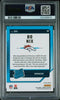 Graded 2024 Panini Donruss Bo Nix #369 Optic Preview Pink Rookie RC Football Card PSA 10 Gem Mint by Hall of Fame Sports Memorabilia