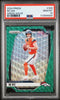 Graded 2024 Panini Prizm Bo Nix #309 Green Wave Rookie RC Football Card PSA 10 Gem Mint by Hall of Fame Sports Memorabilia