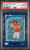 Graded 2024 Panini Donruss Optic Bo Nix #209 Blue Scope Rookie RC Football Card PSA 10 Gem Mint by Hall of Fame Sports Memorabilia