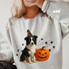 Halloween Witchy Dogs Shirt or Sweatshirt – Cute Unisex Fall Graphic Tee, Relaxed Fit - Part2 by Dog Mom Hat