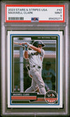 Graded 2023 Panini Stars & Stripes USA Max Clark #42 Rookie RC Baseball Card PSA 9 Mint