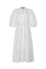 BROMELIA DRESS IN WHITE EYELET by No Pise La Grama Web