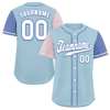 Custom Aqua Two Tone White Authentic Baseball Jersey