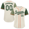 Custom Grey Two Tone Green Authentic Baseball Jersey