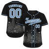 Custom Black City Edition Aqua Authentic Baseball Jersey BSBJ0a-bc0fbbf