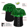 Custom Green Black City Edition Black Authentic Baseball Jersey BSBJ0a-bc0fbb9