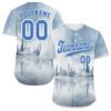 Custom White City Edition Blue Authentic Baseball Jersey BSBJ0a-bc0fbcd