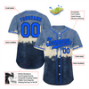 Custom Grey Black City Edition Blue Authentic Baseball Jersey BSBJ0a-bc0fbc7