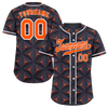 Custom Black 3D Pattern Orange Authentic Baseball Jersey BSBJ0a-bc0fbdd