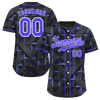 Custom Black 3D Pattern Purple Authentic Baseball Jersey BSBJ0a-bc0fbdf