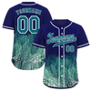 Custom Blue Aqua 3D Pattern Aqua Authentic Baseball Jersey BSBJ0a-bc0fbd9