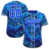 Custom Blue Tie Dye Blue Authentic Baseball Jersey BSBJ0a-bc0fbeb