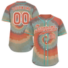 Custom Orange Tie Dye Orange Authentic Baseball Jersey BSBJ0a-bc0fbed