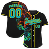 Custom Black Tie Dye Aqua Authentic Baseball Jersey BSBJ0a-bc0fbef