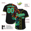 Custom Black Tie Dye Aqua Authentic Baseball Jersey BSBJ0a-bc0fbef