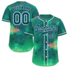 Custom Green Tie Dye Green Authentic Baseball Jersey BSBJ0a-bc0fbe9