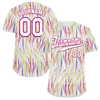 Custom Yellow Purple Tie Dye White Authentic Baseball Jersey BSBJ0a-bc0fbfc