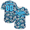 Custom Blue Hawaii Aqua Authentic Baseball Jersey BSBJ0a-bc0fbf7