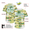 Custom Yellow Hawaii White Authentic Baseball Jersey BSBJ0a-bc0fbf9