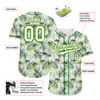 Custom Green Hawaii White Authentic Baseball Jersey BSBJ0a-bc0fb70