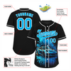 Custom Black Drift Fashion Aqua Authentic Baseball Jersey BSBJ0a-bc0fb8a