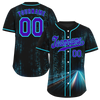 Custom Black Aqua Drift Fashion Blue Authentic Baseball Jersey BSBJ0a-bc0fb89