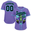 Custom Purple Skull Fashion Black Authentic Baseball Jersey BSBJ0a-bc0fb9d