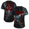 Custom Black Skull Fashion Black Authentic Baseball Jersey BSBJ0a-bc0fc00