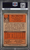 Graded 1978 Topps Bill Walton #1 Basketball Card PSA 7 Near Mint