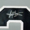 Framed Autographed/Signed Harold Baines 35x39 Chicago Grey Baseball Jersey Beckett BAS COA