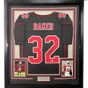 Framed Autographed/Signed Budda Baker 35x39 Arizona Color Rush Black Football Jersey Beckett BAS COA