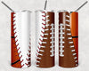 Baseball Basketball Football 20 oz Skinny Tumbler by Anchored Grace Boutique