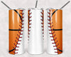 Baseball Basketball 20 oz Skinny Tumbler by Anchored Grace Boutique